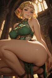 princess zelda from tears of the kingdom by honeywaifu