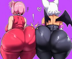 ai_generated amy_rose anthro female female_only furry furry_female girl hnakano88929 rouge_the_bat sonic_(series) tagme