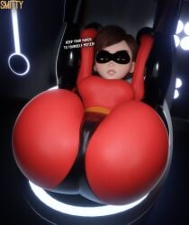 1girls 3d big_ass elastigirl female female_only helen_parr huge_ass jerkoff_visual_assistance large_ass latex looking_at_viewer smitty34 the_incredibles thick_thighs