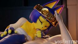 1boy 1girls 2025 3d 3d_animation 3d_model animal_crossing animated ankha ankha_(animal_crossing) anthro anthro_on_human blowjob blue_hair bordeaux_black cat_ears cat_tail catgirl egyptian_cat fellatio female furry human/anthro light-skinned_male light_skin male male/female nintendo oral oral_sex sex sound sound_effects spicyrabbitva sucking sucking_penis tagme video video_game_character video_games watermark wigfritter yellow_body