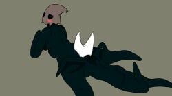 2girls black_body blush blush_lines blushing blushing_female bug bug_girl cloth_(hollow_knight) cunnilingus eating_pussy female female_only hollow_knight hollow_knight:_silksong hollow_knight_(franchise) hornet_(hollow_knight) lesbian_sex spider spider_girl team_cherry yuri