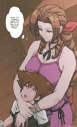 aerith gainsborough from final fantasy by tyronestash
