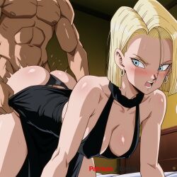 1girls after_sex ai_generated anus ass babtb big_ass big_breasts blonde_hair blue_eyes blush breasts clothed female hetero_sex hi_res long_hair looking_at_viewer mammal nipples pussy smile smiling straight thick_thighs uncensored wide_hips cum dragon_ball dragon_ball_z dragon_ball_super android_18 android