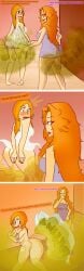 2010s 2016 2016s 2girls beauty_mark bleach blue_eyes carafalsa casual_fart comic_strip comission deviantart_link deviantart_username dialog dialogue dialogue_box embarassed_nude_female embarrassed english english_text fart fart_blowing_object fart_cloud fart_fetish female female_focus female_only green_gas green_gas_cloud inoue_orihime matsumoto_rangiku orange_hair orange_hair_female orihime_inoue png rangiku_matsumoto text three_panels towel towel_only voluptuous voluptuous_body voluptuous_female