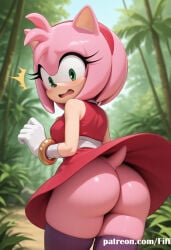 amy rose from sonic (series) by fiff