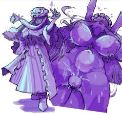 patchouli knowledge from touhou by lewd pid face