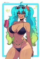 1girls ass ass big_ass big_breasts big_thighs bikini blue_hair brazil brazilian brazilian_female brazilian_miku breasts cyan_eyes cyan_hair female female_only gato_gratam hatsune_miku huge_ass huge_breasts huge_thighs latin_american_hatsune_miku_(meme) long_hair looking_at_viewer pubic_hair solo tagme tan tan_body thick_hips thick_thighs thighs twintails vocaloid