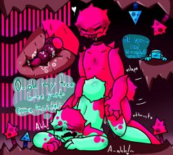 2boys 3boys anal anal_sex blush cave circle_head conversation cum cum_in_ass cum_inside cyan_body cyan_cube drool drool_string drooling gay gay_sex green_skin heart heart_symbol jsab just_shapes_and_beats lycan lycanthropy moaning moaning_in_pleasure non-human non-human_only peeping pink_body pink_skin spying talking thrusting thrusting_into_ass toony unusual_penis