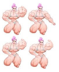 1girls 2d 2d_(artwork) 2d_artwork abs biceps big big_ass big_biceps big_breasts big_butt big_muscles breasts digital_art digital_media digital_media_(artwork) female flexing flexing_biceps hyper_muscles looking_at_viewer muscle_growth muscles muscular muscular_arms muscular_female muscular_legs muscular_thighs posing posing_for_the_viewer thighs tight_clothing veins veiny_muscles what_a_mass!