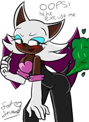 <3 1girl 1girls anthro anthro_only bat bat_wings blackwashed blush blush_lines blushing dark-skinned_female dark_skin elbow_gloves eyeshadow fart fart_cloud fart_fetish female female_focus female_only furry furry_female furry_only heart lipstick onomatopoeia rouge_the_bat sega sonic_(series) sonic_the_hedgehog_(series) tagme text white_background wings