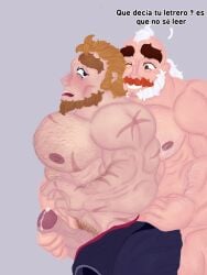 ass bara bear beard big_ass big_balls big_penis brawl_stars breasts comic daddy gay gay_domination grom_(brawl_stars) male male/male masturbation mature mature_male muscles muscular muscular_male nsfw nude nude_male old_man older_male penis sam_(brawl_stars) seductive sex yaoi