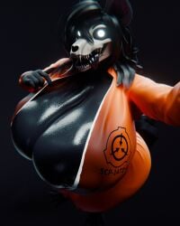 1girls 3d big_breasts huge_breasts justsomederp large_breasts looking_at_viewer mal0 malo scp-1471 scp-1471-a scp-1471-a_(scrag) scp_foundation serparus skull_head solo thick_thighs