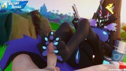 3d 3d_(artwork) 4k absurd_res anthro anthro_only anus balls black_body black_fur blender_(software) breasts breath canid canine canis cervix clothing crown digital_media_(artwork) duo elisasharky_(artist) epic_games erection feet female foot_fetish foot_play footjob fortnite fur fur_trim_(clothing) furry furry_only gameplay_mechanics genitals glowing glowing_genitalia glowing_nipples glowing_pussy glowing_tongue gun handgun headgear hi_res huge_filesize human looking_at_viewer male male/female mammal nipples nude outdoor_nudity outside pack_leader_highwire pawpads paws penis pistol presenting presenting_pussy pussy ranged_weapon rifle sex shield_potion sniper_rifle spread_legs spreading tail tongue victory_royale weapon wolf wolf_ears wolf_girl