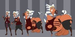 :>= ahsoka_tano alternate_species ass_expansion big_ass big_balls big_breasts big_penis big_testicles breast_expansion brown_lips buttplug buttplug_in_ass buttplug_tail da-fuze dark-skinned_female dorse futanari huge_ass huge_breasts huge_cock huge_thighs legwear lips nipples_visible_through_clothing penis penis_growth queen's_stallion saddle star_wars testicles thick_thighs togruta torn_clothes transformation transformation_sequence veiny_balls veiny_penis veiny_testicles