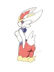 ambiguous_gender anthro ass cinderace furry pokemon