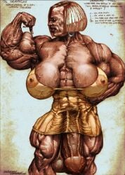 1futa bodybuilder dickgirl fbb futa_only futanari hyper_muscles hyper_penis muscular_futanari original zebodoy