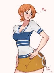 female female_only kyopink nami nami_(one_piece) one_piece pre-timeskip