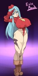 1girls alternate_costume arm_behind_back ass bare_legs big_ass blue_eyes blue_hair body_modification bodysuit boots brainwashing breasts cammy_white_(cosplay) corruption cosplay covered_nipples crossover eirika_(fire_emblem) expressionless female female_only femsub fire_emblem fire_emblem:_the_sacred_stones gloves hat hourglass_figure huge_breasts leg_tattoo legs leotard light_blue_hair long_hair long_sleeves looking_at_viewer mind_control necktie nintendo partially_visible_vulva pose purple_background quarter_(quarter_r18) red_hat red_leotard salute shadaloo_dolls slave solo street_fighter tattoo tiptoes very_long_hair wide_hips