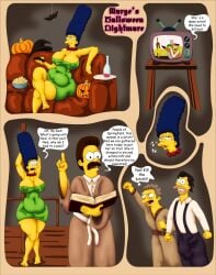 20th_century_fox belly big_nipples bynshy chained chubby dream fat_ass halloween inquisition knife lenny_leonard marge_simpson milf moe_szyslak naked ned_flanders the_simpsons violence yellow_body yellow_skin