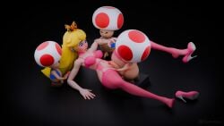 3boys defeated electrotoyy female forced mario_(series) nintendo on_back princess_peach rape scared spread_legs toad_(mario)