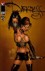 breasts comic_cover d-tron first_porn_of_franchise image_comics marc_silvestri nipples richard_isanove tagme the_darkness third-party_edit thong top_cow