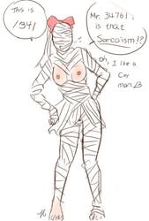 hanna-barbera magi mummy nipples rough_sketch rule_34_(paheal) scooby-doo scooby-doo_and_the_ghoul_school tanis_mummy