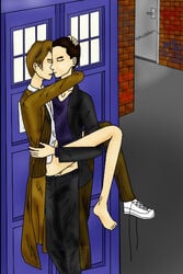 doctor_who english_text male male_only multiple_males ninth_doctor tagme tardis tenth_doctor text the_doctor yaoi