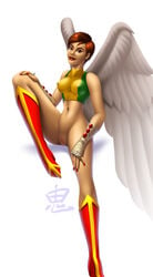 1girls dc_comics female female_only hawkgirl kendra_saunders oni_(artist) solo tagme