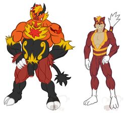 2016 2boys abs anso/rez anthro anthrofied athletic bara barazoku beard biceps big_muscles big_penis boar body_hair brown_fur claws deltoids emboar facial_hair feet flaccid foreskin front_view fur furry hair hamstrings hand_on_hips humanoid_penis male male_only mammal mohawk musclegut muscular muscular_male nintendo no_nipples nude orange_fur pecs penis pokemon pokemon_bw pokemorph porcine pubes red_eyes red_sclera smile standing tail tattoo testicles text thick_penis thick_thighs triceps tusks uncut veins veiny_penis video_games watchog white_background white_fur yellow_fur