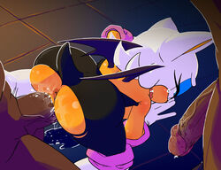 rouge the bat from sonic (series) by hecticarts