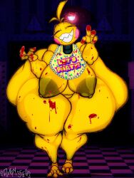 ass_bigger_than_head big_ass big_breasts breasts bubble_butt casual casual_nudity dumpyseggs falaxart five_nights_at_freddy's huge_ass huge_breasts hyper_ass pov public public_nudity shortstack solo teasing thick_thighs toy_chica_(fnaf) wide_hips