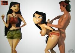 1boy 1boy1girl 1girls angry_expression angry_face angry_sex ass bare_legs bare_shoulders bare_thighs big_ass black_hair breasts cartoon_network commission cum cum_in_pussy cum_inside dick female fucked_from_behind grabbing_from_behind green_pants grey_eyes half_nude hand_on_back hand_on_hip heather_(tdi) inside inside_view long_hair moving_breasts nude nude_female nude_male panties panties_on_head panty_crown penetration red_topwear sex short_pants sideboob sunriser total_drama_island vaginal vaginal_penetration vaginal_sex x-ray