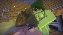 1girls 2futas 3d bedroom brown_hair centrifigual claire_(centrifigual) deepthroat erect_nipples erect_penis fapping fellatio futa_on_female green_body green_hair human_female human_futa mine-imator minecraft monster_girl nude_female nude_futanari on_bed oral_penetration outside rivera_(centrifigual) scarlett_(walking_gone) tagme wet_pussy white_skinned_female zombie_futa_(minecraft)