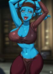 1girls aayla_secura alien alien_girl ass big_ass big_boobs big_breasts big_tits blue_body blue_skin boobs bottom_heavy breasts bust busty chest clone_wars curvaceous curvy curvy_figure digital_media_(artwork) female female_focus hips hourglass_figure huge_ass huge_breasts humanoid large_ass large_breasts legs lips mature mature_female slim_waist star_wars tentacle_hair thick thick_hips thick_legs thick_thighs thighs tits top_heavy tora_tora twi'lek voluptuous waist wide_hips