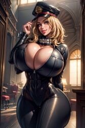 1girls ai_generated bimbo bimbo_body bimbo_lips bythebrokenone camie_utsushimi enormous_breasts female female_only my_hero_academia solo solo_female utsushimi_camie