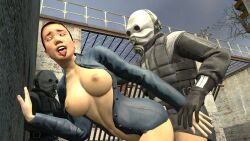 3d artist_request at_gunpoint breasts breasts_out citizen citizen_(half-life_2) citizen_(half-life_series) civil_protection_(half-life_series) female female_penetrated forced gas_mask half-life half-life_(series) half-life_2 human human_female human_male human_only human_penetrated human_penetrating human_penetrating_female human_penetrating_human inden-ial male male_penetrating male_penetrating_female male_penetrating_human maledom mask masked masked_male metropolice_(half-life_series) nipples penetration secretly_loves_it sex sex_from_behind straight submissive_female tongue_out