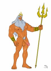 1boy balls bara barazoku beard biceps big_balls big_mustache big_pecs big_penis blue_eyes body_hair crown daddy dilf disney erect_penis erection facial_hair feet gold_crown gold_trident hanging_balls holding_object holding_trident human human_only humanized jonsfw king_triton long_beard long_hair long_hair_male long_mustache looking_at_viewer male male_focus male_nipples male_only manly mature mature_male moustache muscles muscular muscular_male naked nipples nude nude_male old_man older_male pecs pectorals penis pink_tip silver_hair silver_pubic_hair simple_background solo solo_focus solo_male standing tanned tanned_body tanned_male tanned_skin testicles the_little_mermaid thick_eyebrows thick_penis trident triton white_background white_beard white_hair white_pubic_hair