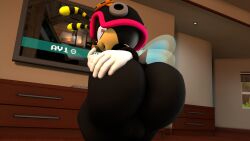 1boy 1male anthro ass ass_focus bee big_ass big_butt bubble_ass bubble_butt charmy_bee doppoarts furry huge_ass huge_butt male male_only sega solo sonic_(series) sonic_the_hedgehog_(series)