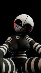 3d 3d_(artwork) big_breasts breasts five_nights_at_freddy's fnaf glossyducks marionette_(fnaf) puppet_(fnaf) security_puppet_(fnaf) solo submissive_female thick_thighs