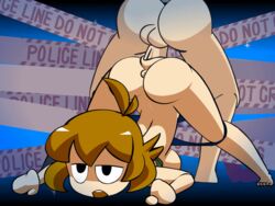 1girls animated ass female female_protagonist mating_press mighty_switch-a-lot_(minus8) mighty_switch_force minus8 patricia_wagon sex tagme uncensored wayforward