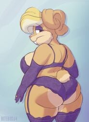 1girls anthro ass bitebox64 breasts female furry lingerie looney_tunes milf patricia_bunny rabbit tagme