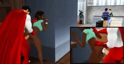 2boys 2girls 3d 3d_(artwork) against_wall alien alien/human amber_bennett anal anal_sex ass big_penis bottomless cheating_girlfriend cheating_husband cuck cucked cucked_by_father cuckold cuckquean cum cum_in_ass cum_inside dark-skinned_female dark_skin debbie_grayson interracial interspecies invincible invincible_(tv_series) light-skinned_male light_skin mark_grayson netorare ntr oblivious older_male older_man_and_teenage_girl older_penetrating_younger omni-man pale-skinned_male pof3445 sex sex_against_wall sex_from_behind standing standing_doggy_style standing_sex stealth_sex superhero_costume the_sims the_sims_4 younger_female