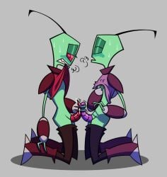 2boys alien almighty_tallest extraterrestrial freaky frottage frotting gay invader_zim non-human tallest_purple tallest_red