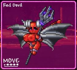 2d 2d_animation animated areolae big big_breasts breasts casual casual_nudity cuernos curvy demon demon_girl devil devil_horns devil_tail female female_only flapping_wings flying girl heart horns large_breasts mod monster_girl nona_wufai nude pitchfork pixel pixel_animation pixel_art purple_eyes red red_body red_devil red_devil_(terraria) red_fur red_skin shortstack sprite sprite_art steam terraria terraria_(lewdrraria) terraria_(workshop) trident wings