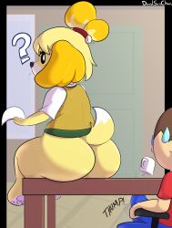 isabelle (animal crossing) from animal crossing by davidsanchan