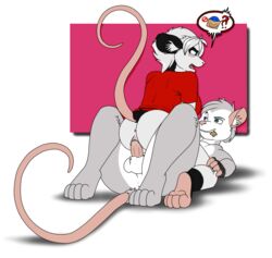 anthro anus bailey bottomless breasts clothed clothing condom cum cum_in_pussy cum_inside female male mammal marsupial nude opossum os penetration penis pussy sex straight unwanted_cumshot vaginal_penetration