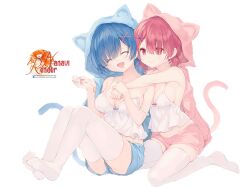 anime_style breasts female ram_(re:zero) re:zero_kara_hajimeru_isekai_seikatsu rem_(re:zero) render