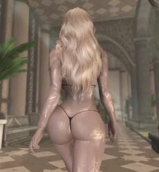 3d animated big_ass big_breasts bikini black_thong blonde_hair blue_eyes dommy_mommy elf_orc_lunaire glasses huge_ass huge_breasts large_ass large_breasts no_sound pool rebecca_(original_character) seductive skyrim spa tagme the_elder_scrolls thong tight_clothing video walk_cycle walking