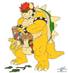 2boys anthro armband balls big_balls big_penis bowser canine claws crossover cum cum_on_hand duo erection forced fox fox_mccloud furry gay horn huge_cock humanoid_penis imminent_rape koopa larger_male male male/male male_only mammal mario_(series) multiple_boys nintendo nude open_mouth partially_retracted_foreskin penis precum reptile scalie shell size_difference smaller_male spikes star_fox teeth toe_claws torn_clothing uncut wolfblade yaoi