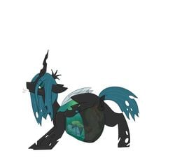 2016 anal_vore anus aquestionableponyblog ass blush duo equine fan_character female feral friendship_is_magic half-closed_eyes internal looking_back male mammal mango_tango my_little_pony pussy queen_chrysalis_(mlp) straight vore